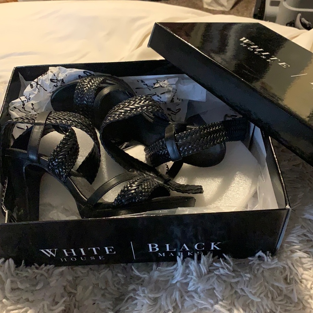 White House Black Market Lido Heels in Box